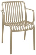 Πολυθρόνα Parma-S 21.0056 55x56x79cm Cappuccino Zita Plus