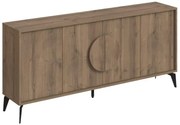 Μπουφές Gora σε απόχρωση ανοιχτό καρυδί 180x35.6x82εκ 180x35.6x82 εκ.