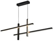 Φωτιστικό Οροφής 414LRC1253 105x6x120cm Led 4200lm 42W 3000K Black Opviq