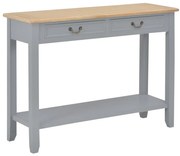 vidaXL Τραπέζι Κονσόλα Γκρι 110 x 35 x 80 εκ. Ξύλινο