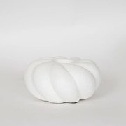 Κηροπήγιο Κεραμικό Λευκό 18,5x9εκ. ESTHETI 752-25020