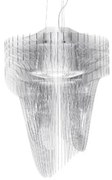 Κρεμαστό Φωτιστικό Οροφής 2xE27 LED 1xΕ27 LED PAR20 Χειροποίητο Aria Slamp-ARISS00TRS01T00E27EU-Διάφανο ARISS00TRS01T00E27EU