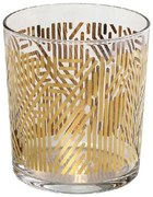 Ποτήρι Νερού Labyrinth RAB655K6 8,6x9cm 380ml Clear-Gold Espiel Γυαλί