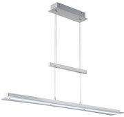 Φωτιστικό Οροφής - Ράγα Smash R32421107 1xLed 18W 100x150cm Nickel Mat RL Lighting Μέταλλο