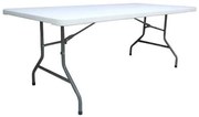 Τραπέζι Συνεδρίου,Catering Blow Πτυσόμενο Λευκό 198x90x74cm