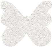 Παιδικό Χαλί GLACIAL WHITE BUTTERFLY Λευκό 120 x 120 εκ. MADI