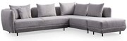 Καναπές Γωνιακός Floransa 560ARE1249 310x265x76cm Light Grey