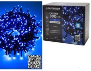 300 LED Εσωτ. &amp;amp; Εξωτ. Χώρου Με 8 Προγράμματα Και Μετασχηματιστή Μπλε Φως Πράσινο Καλώδιο Μη Επεκτεινόμενο IP44 31V 14m