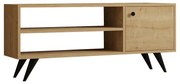 Έπιπλο τηλεόρασης Wison pakoworld σε oak απόχρωση 120x29x50εκ
