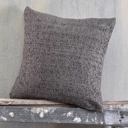 Μαξιλαροθήκη Διακοσμητική Rowen Grey Ρυθμός 40Χ40 Chenille,Cotton,Polyester
