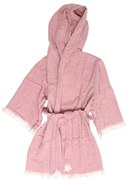Μπουρνούζι Μουσελίνα Adelina 3 Blush Pink Anna Riska