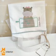 Σετ Σεντόνια Λίκνου Baby Girl Hippo - Pink 108113002