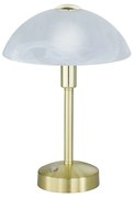 Φωτιστικό Επιτραπέζιο Led Donna 350Lm 30x22cm Brass Mat 525790108 Trio Lighting Μέταλλο,Γυαλί