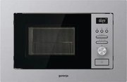 Gorenje BMI201AG1X Inox Εντοιχιζόμενος Φούρνος Μικροκυμάτων με Grill 20lt