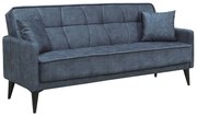 Καναπές PERTH Ύφασμα Γκρι Σκούρο Sofa:210x80x75 Bed:180x100cm