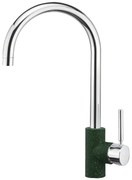 Sanitec Doppio Ψηλή Μπαταρία Κουζίνας Granite Green