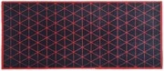 Πατάκι Εισόδου UNIVERSAL-029-RED-TRIANGLES-67X150-Sdim