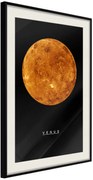 Αφίσα - The Solar System: Venus - 40x60 - Μαύρο - Με πασπαρτού