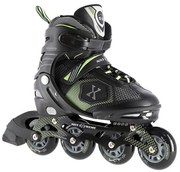 Αυξομειούμενα Πατίνια Roller NA 9080 Μαύρο/Πράσινο IN-LINE SKATES NILS EXTREME Small(31-34)