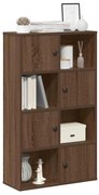 vidaXL Βιβλιοθήκη Καφέ Δρυς 60x24x101,5 εκ. από Επεξεργασμένο Ξύλο