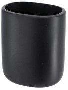 Ποτήρι Οδοντόβουρτσας (9x6.5x10.5) T-D Oval Black 61202103