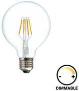Λαμπτήρας LED G95 Bulb pakoworld dimmable 4W E27 200-220V clear