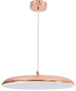 Φωτιστικό Οροφής Baron 61256 Φ40x10cm Led 2880lm 24W Bronze Globostar