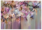 ΠΙΝΑΚΑΣ ΚΑΜΒΑΣ PASTEL FLOWERS HM7197.03 100X3X70 εκ.