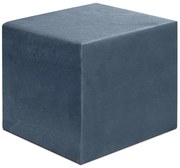 Megapap Σκαμπό April Βελούδινο Ανθρακί 40x40x40εκ.