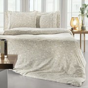 Σεντόνια Elodie Flannel Με Λάστιχο (Σετ 3τμχ) Natural Guy Laroche Μονό 100x232cm 100% Cotton Flannel
