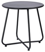 Τραπέζι Fresh Μαύρο Φ 45 x  x 45