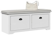 Πάγκος διαδρόμου  "BODO" Λευκό 114x40x45 cm 4016869