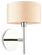 Φωτιστικό Τοίχου-Απλίκα Woody 087665 20x26x20cm 1xG9 40W Beige Ideal Lux