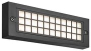 ΦΩΤΙΣΤΙΚΟ ΤΟΙΧΟΥ LED 6W 255x30x90 3CCT IP65 ΜΑΥΡΟ"SENARIO" Eurolamp 145-52117