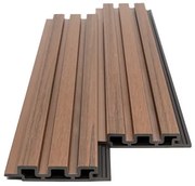 WPC Panel Επένδυσης 2ης Γενιας 3d Πηχακια Τeak 5510