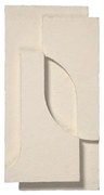 Γλυπτό Tοίχου Serif Relief S Cotton Pulp Off White W23 x D6 x H51 cm KRISTINA DAM studio