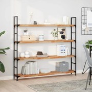 vidaXL Ράφι Κρεμαστό 140x20x4 εκ. Φινίρισμα Λαδιού Μασίφ Ακακία