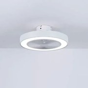 Ανεμιστήρας Οροφής Με Φως Led &amp; Τηλεχειριστήριο 50εκ. Homelighting Marco White 77-50620