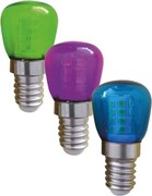 Λαμπτήρας LED E14 Mini 1W Multicolor 3τμχ  (5 τεμάχια)