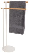 Σταντ Για Πετσέτες (39.5x22x77.5) T-D 96163210 White/Bamboo