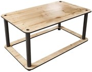Τραπέζι Σαλονιού Hole Rect 282PTR1503 70x42x38cm Oak