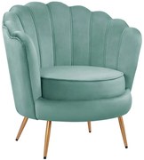 Πολυθρόνα Coquille HM8493.07 80x78x85cm Mint