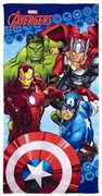 Πετσέτα Θαλάσσης Παιδική Microfiber 70x140εκ. Avengers 17 Blue Marvel DimCol