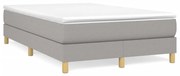 ΚΡΕΒΑΤΙ BOXSPRING ΜΕ ΣΤΡΩΜΑ ΑΝΟΙΧΤΟ ΓΚΡΙ 120X190 ΕΚ. ΥΦΑΣΜΑΤΙΝΟ 3269664