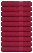 Πετσέτες FROGN 10 τεμ. Μπορντό 100x200 εκ. 360 γρ./μ²
