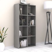 Megapap Βιβλιοθήκη Anser Γκρι Σκυροδέματος
