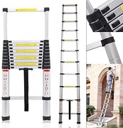 Τηλεσκοπική Σκάλα Αλουμινίου 4.1 M 13 Σκαλιών