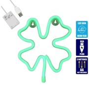 Διακοσμητικό Φωτιστικό Neon Led Τριφύλλι 78572 Globostar-78572-Πράσινο 78572