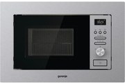 Gorenje BM201AG1X Εντοιχιζόμενος Φούρνος Μικροκυμάτων με Grill 20lt Inox