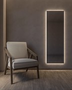 Καθρέπτης τοίχου 5mm Square Project Mirrors 45x180 με Led φωτισμό Διακόπτης Αφής: Όχι